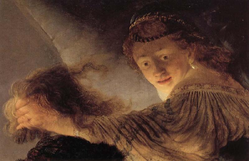 Rembrandt van rijn Details of the Blinding of Samson